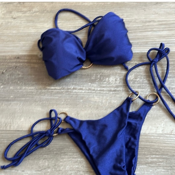 Blue Bikini Set - Picture 2 of 4